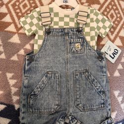 Boy’s overalls Outfit Size 3-6m
