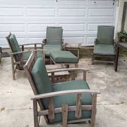 Full Set Teak Outdoor Furniture