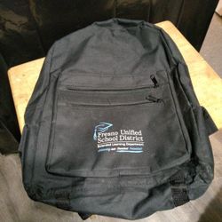 Black Backpack.