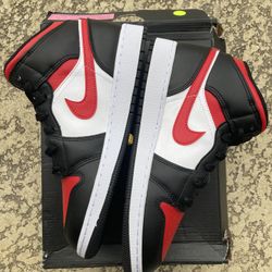 Brand new Air Jordan one mid GS.  Size 6.5 Y.