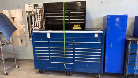 Matco 4S Rolling Tool Box + US General Series 3 Top Chest