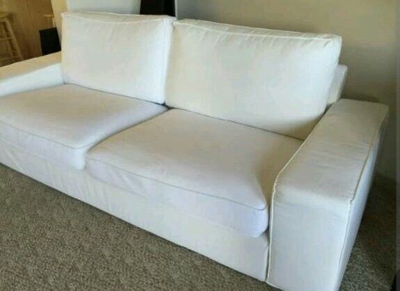 Ikea kivik white sofa very comfy - CAN DELIVER