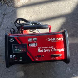 Husky 12V Automatic Battery Charger 55 Amp