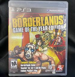 Borderlands Game of the Year Edition For PS3