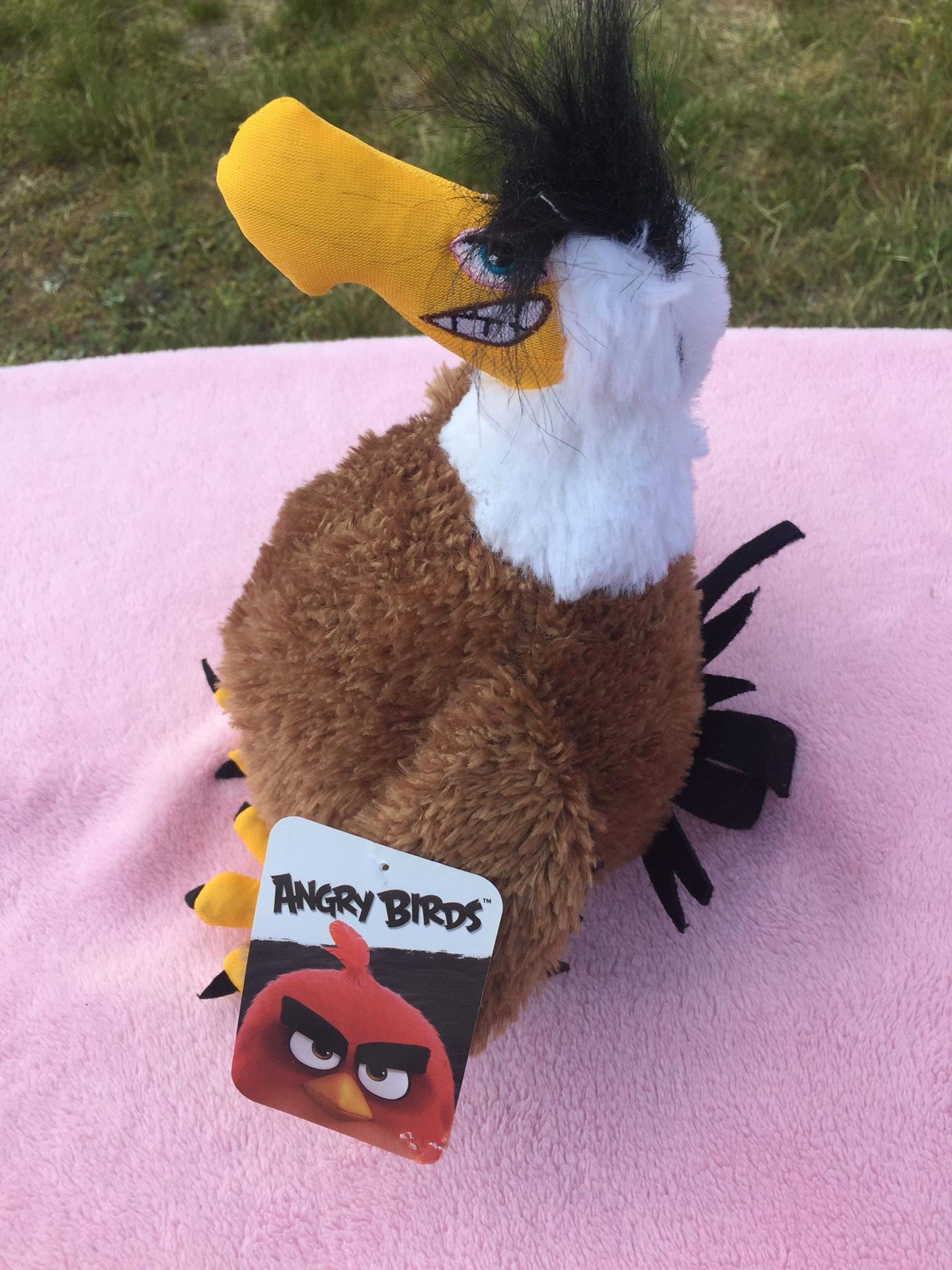 Angry Birds Mighty Eagle Plush 12" Stuffed Animal 2017 Rovio Toy Factory New