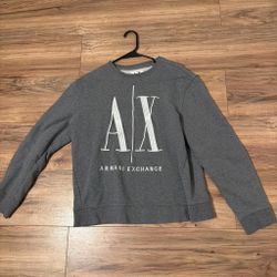 X Armani Exchange Item Type: Men's / Unisex Crewneck Sweatshirt Color: Heather Grey (Medium Grey) Size: Medium (M)