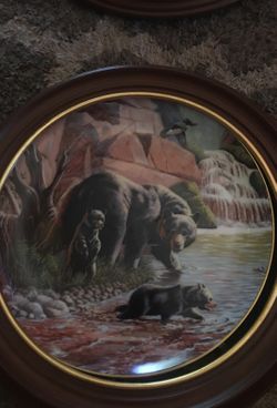 Decorative plate by Larry Toschik