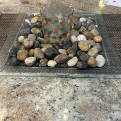 Glass Centerpiece 