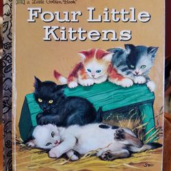 Little Golden Book #302-92 Four Little Kittens 1957