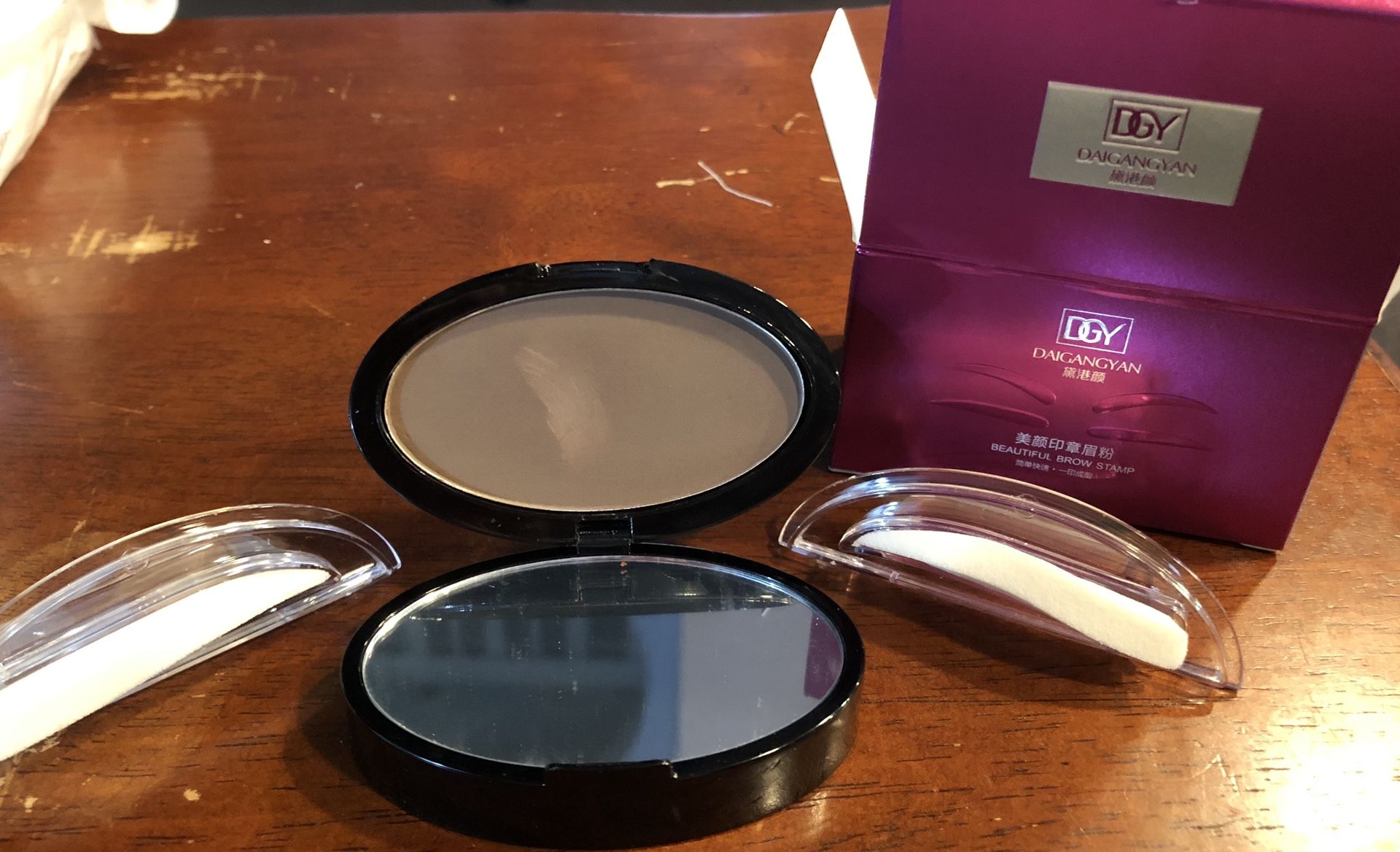 2 BROWN COMPLETE SETS Of Beautiful Brow Stamp Daigangyan