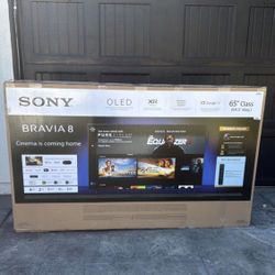 MV 65” Sony smart 4k Oled Bravia 8 TV 