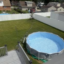 15x42 Intex Pool and ladder 