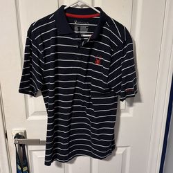 SPYDER Polo Navy Blue/Red/White Medium