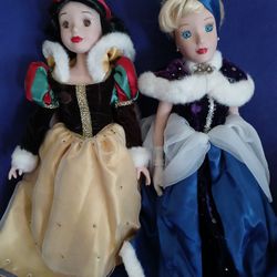 Vintage/Antique Dolls - Snow White, Cinderella