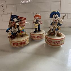 Vintage Schmid Disney Bicentennial Music Boxes