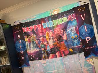 K-Pop Demon Hunters Huntrix Rumi Birthday Party Decor Supplies