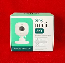 Blink Mini 2K+ Indoor/Outdoor Security Camera - NEW!