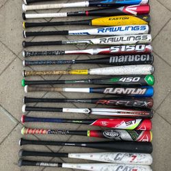 Baseball Bats BBCOR Certified 32” $40 Each Have More Equipment Available