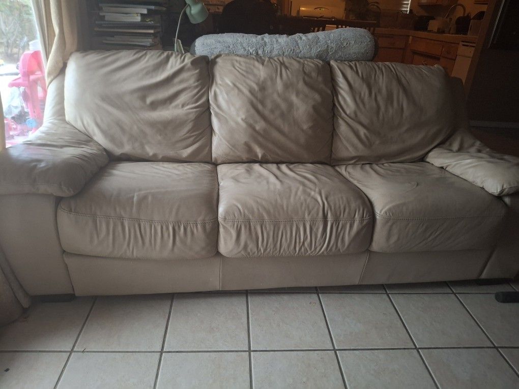 Very Comfortable Leather Couch