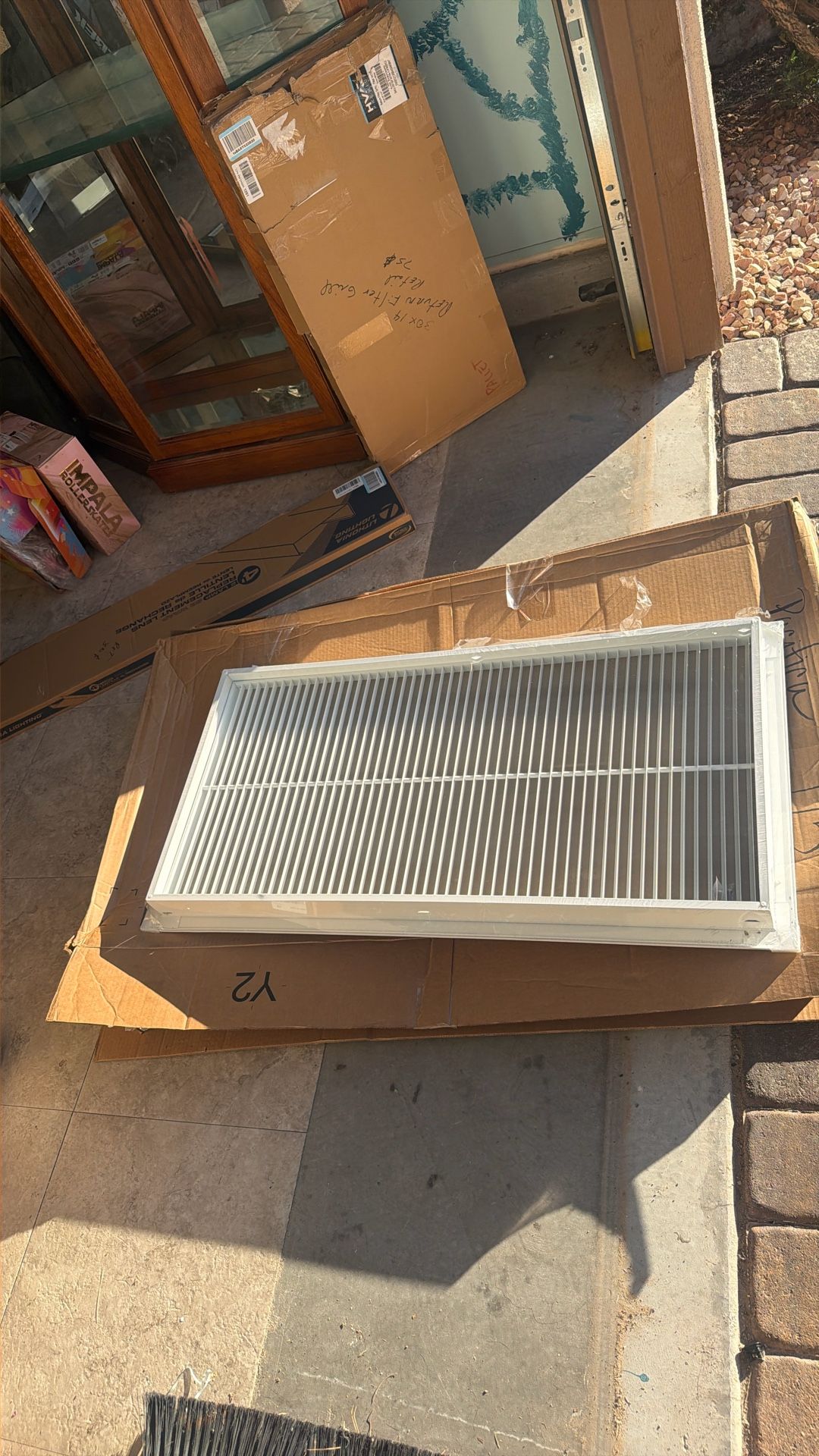 Aluminum Return Filter Grille