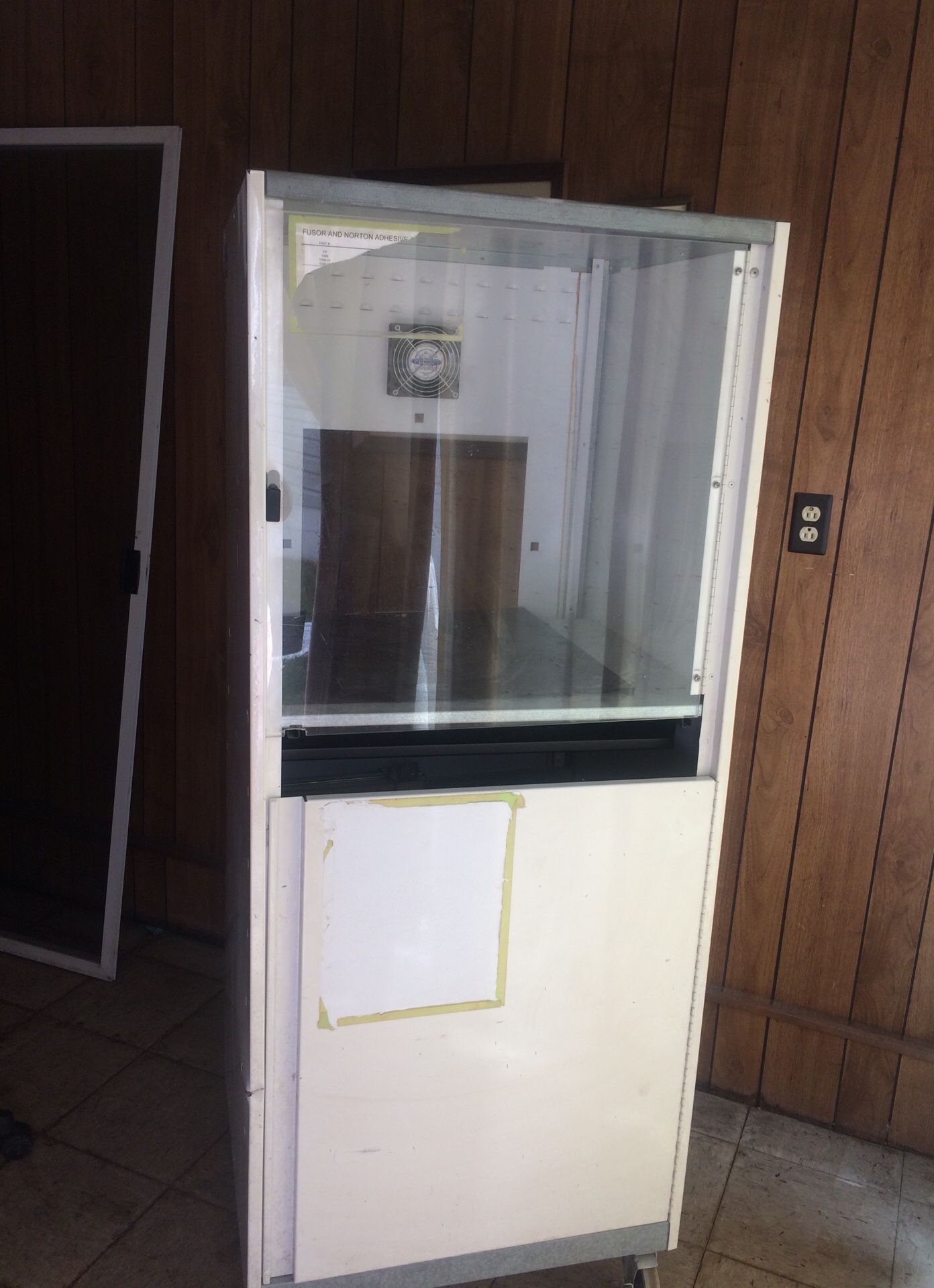 Computer Island on casters