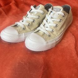 NWOT Converse Chuck Low Hybrid Texture Sneaker Saturn Gold Size 6
