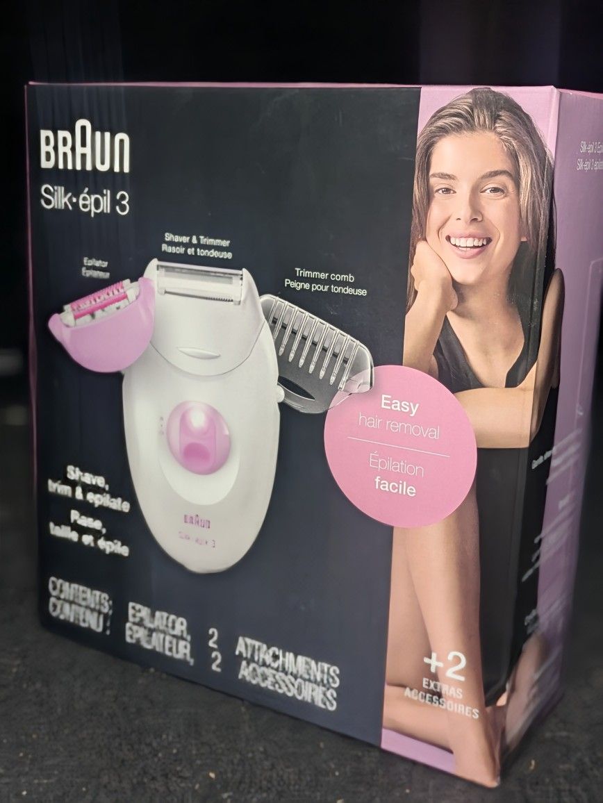 BRAND NEW! Braun Epil Silk 3 Female Electric Razor
