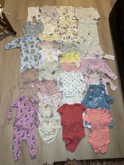 Baby Girl Clothing Bundle – 60+ Pieces