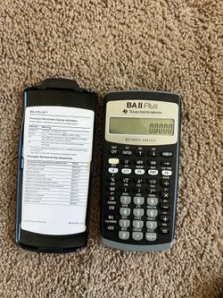 TI BA II Plus Financial Calculator