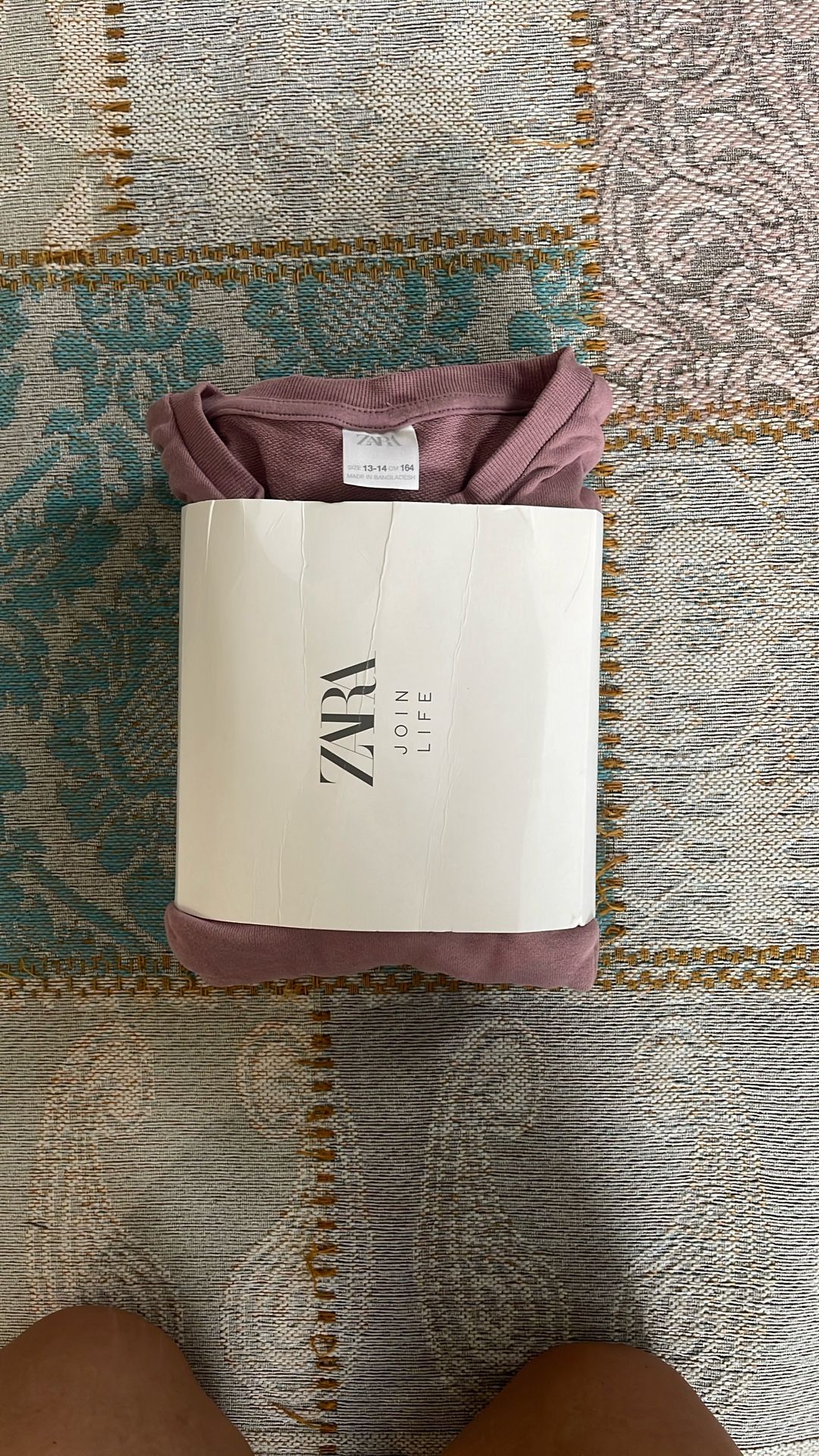 Zara Kids rose Hodie And Pants Set 13/14 New