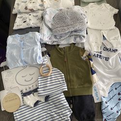 Clothes And Newborn Diapers 