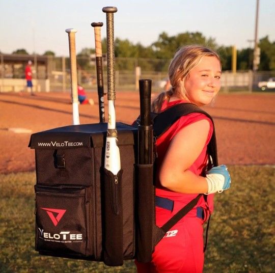 New. Velotee 2.0 Baseball & Softball Bag With Batting Home Plate.