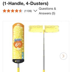 ✨ Swiffer Super Extendable Dusting Kit – Heavy Duty Refills Included! ✨ 🆕 Brand New – Never Used! 💰 Price: $15 or best offer 💲 MSRP: About $18 🥇