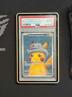 pikachu felt hat psa 10