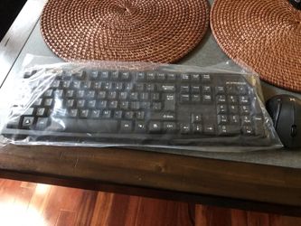 Keyboard and wireless mouse