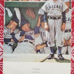 Norman Rockwell "The Dugout"