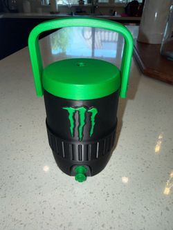 Cooler can koozie, Monster edition