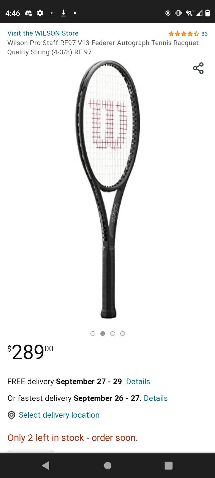 Wilson Tennis Racket 