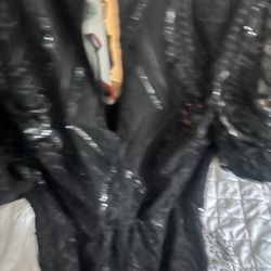 Black romper sequence