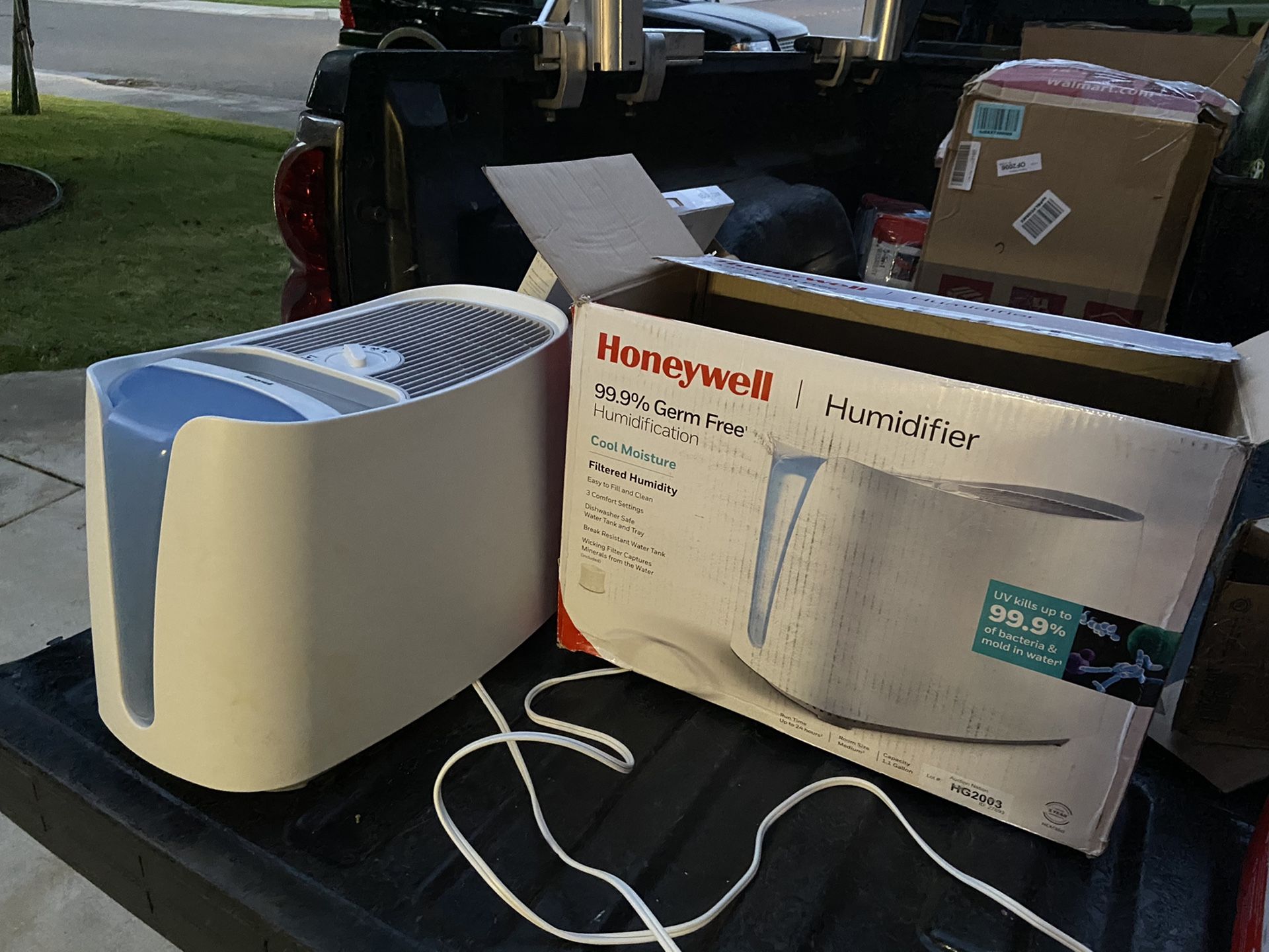 Honeywell humidifier cool Moisture