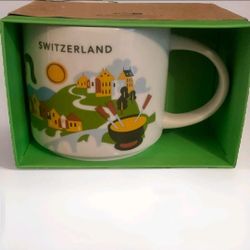 $60 OBO Starbucks Coffee Company 14oz Switzerland Mug  “You Are Here“ Cup New in Box
