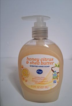 Honey citrus and Shea butter hand soap
