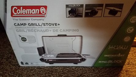 Brand New Propane Coleman Stove+ Camp Grill - Camping Gear