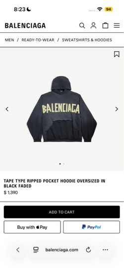 balenciaga hoodie