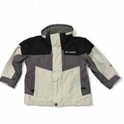 Columbia vintage toddler windbreaker gray zip up jacket