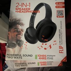 Two And One Speaker Earphones Bluetooth