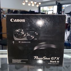 Canon PowerShot G7X Mark III 20MP **MESSAGE ME FOR FULL PRICE**