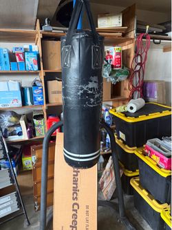 Venum Punching Bag with Heavy-Duty Stand