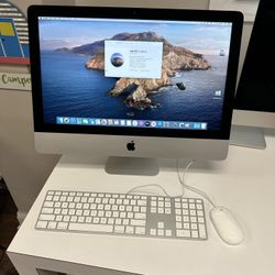 Apple 21.5” Thin 2013 iMac 2.7ghz Quad Core i5 8gb RAM 1TB HD macOS Catalina 