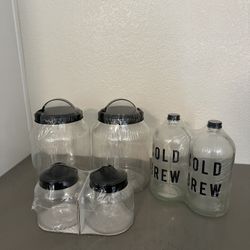 NEW Kitchen Glass Storage Organization Bundle